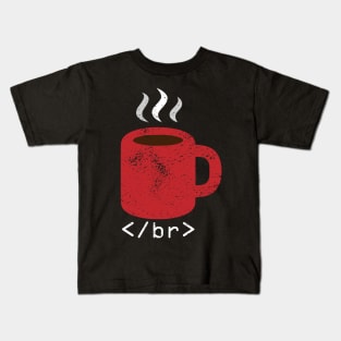 Coffee Break for Coders Kids T-Shirt